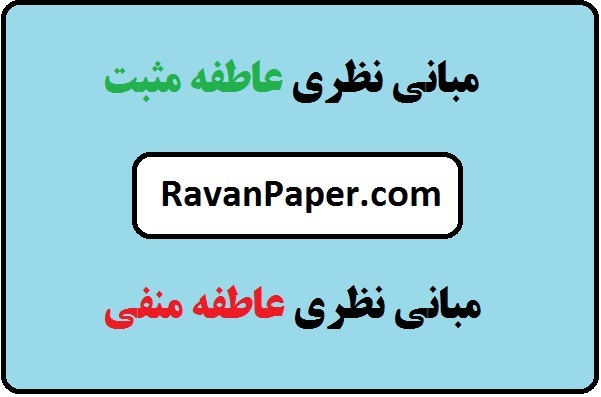 دانلود مبانی نظری عاطفه مثبت و عاطفه منفی- چارچوب نظری عاطفه مثبت و عاطفه منفی